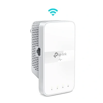 Imagen de TP Link Powerline Wi Fi Extender (TL WPA7617) AV1000 Ethernet Adapter with AC1200 Dual Band Fi, Gigabit Port, Passthrough, OneMesh, Over Power, Plug &amp; Play, Add on Unit