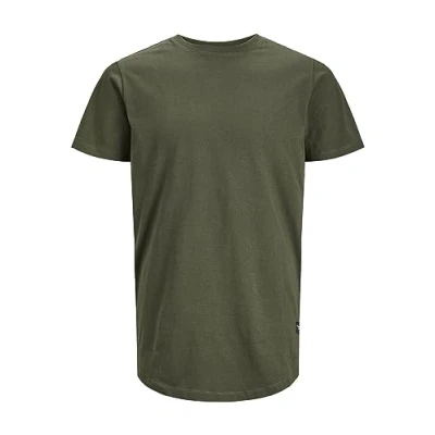 Imagen de Jack &amp; Jones Jjenoa SS CREW NECK NOOS Camiseta básica, Hombre, Talla: Medium, Forest night