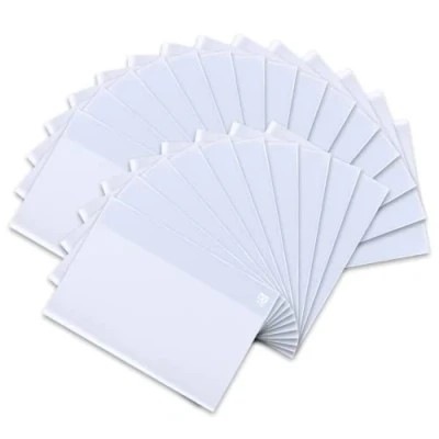 Imagen de Oxford 100420072 Funda para cuadernos (DIN A4, flexible, 25 unidades), transparente