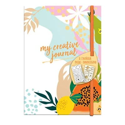 Imagen de Clairefontaine 97405C My creative journal Cuaderno con 208 páginas, 14,8 x 21 cm, 90 g/m2, Fruity