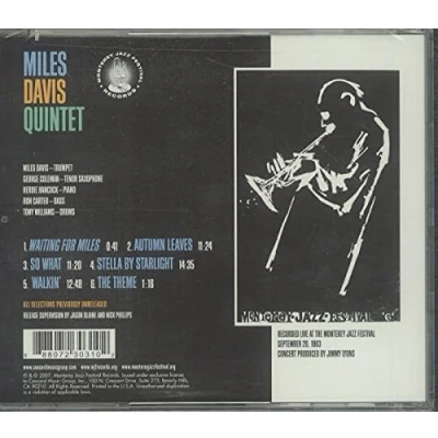 Imagen de Live At The 1963 Monterey Jazz Festival (Clear Vinyl) [Vinilo]
