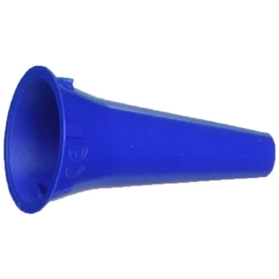 Imagen de Gima Mini Espéculo Desechable para Oído Ø 2,5 mm, Color Azul, Sin Látex, Dispensador de 100 Piezas