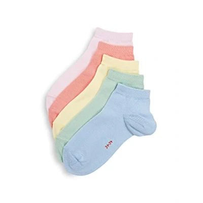 Imagen de Esprit Solidmix 5PACK Sneaker Socks UNI Calcetines para niños, Talla: 27 30, light red blue