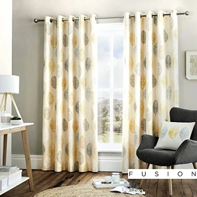 Imagen de Fusion, Material: 100% algodón., Ocre, 46&quot; Width x 54&quot; Drop