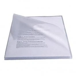 Imagen de ESSELTE 623899 Dossiers uñero PVC 250 micras (caja 50 ud.) DIN A4 color transparente