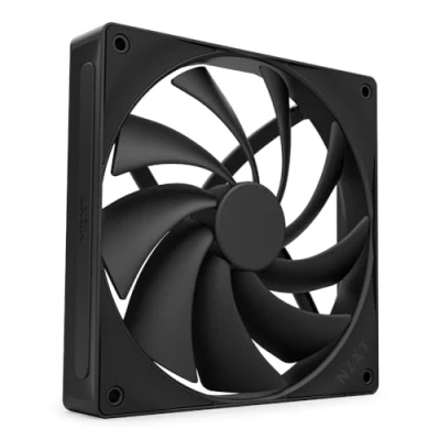 Imagen de NZXT F140Q Ventilador de Flujo Aire silencioso 140 mm para Caja PC Entrada o Salida Marco Biselado Concentrado Rodamientos dinámicos fluidos Control PWM Negro