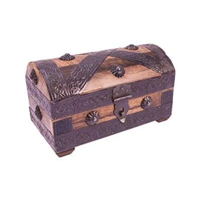 Imagen de Madera spielerei 73614 de l Baúl Pirata Mango, vetado, Grande