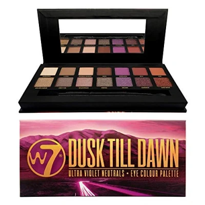 Imagen de W7 Dusk Till Dawn Ultra Violet Neutrals 14 Colour Eye Shadow Palette