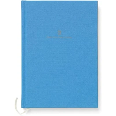 Imagen de Graf von Faber Castell 188676 Cuaderno con tapa de lino, DIN A5, color azul golfo, 1 unidad