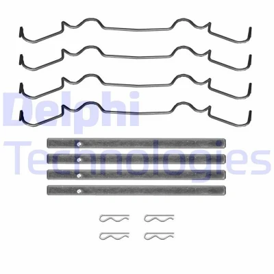 Imagen de DELPHI LX0722 Kit de accesorios, pastillas frenos IVECO: DAILY 6 Pritsche/Fahrgestell, 4 Kasten/Kombi,