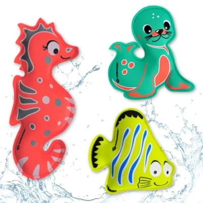 Imagen de Schildkröt Animales de Buceo Neopreno, 3 Piezas, Entrenamiento Resistencia en el Agua