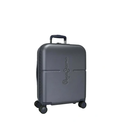Imagen de Pepe Jeans Highlight Maleta de cabina Azul 40x55x20 cms Rígida ABS Cierre TSA integrado 37L 3,22 kgs 4 Ruedas dobles Equipaje Mano