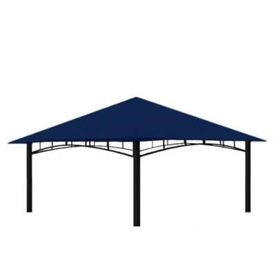 Imagen de freigarten.de Techo de repuesto para pabellón 3 x m, arena antigua, resistente al agua, material: Panama PCV Soft 370 g/m², extra fuerte, modelo (azul marino)