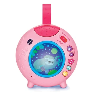 Imagen de VTech Duerme Conmigo, Proyector portátil para Cuna, Juguete bebés +0 Meses, Color Rosa, Versión ESP, Medium (3480 540357)