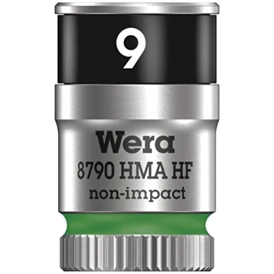 Imagen de WERA 05003724001 8790 HMA HF 9,0 Llave de vaso Zyklop con función sujeción 1/4&quot;