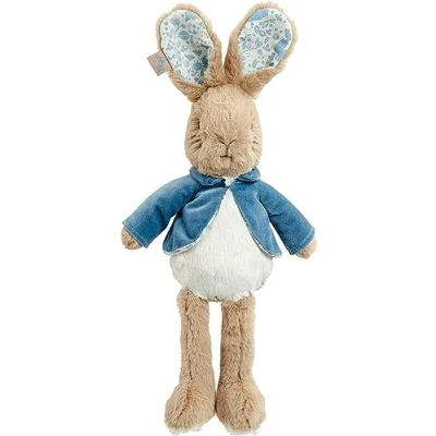 Imagen de Rainbow Designs Colección oficial de Beatrix Potter Signature Collection Peter Rabbit Deluxe, regalo para recién nacidos, juguete peluche, lindo animal relleno, conejito