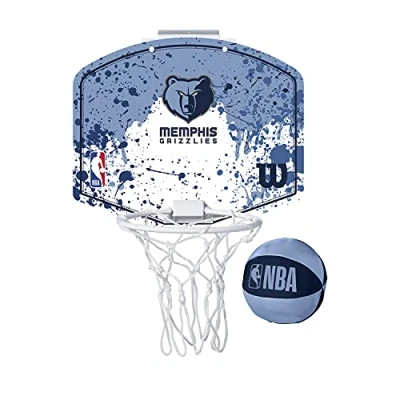 Imagen de Wilson MINI canasta de baloncesto NBA TEAM HOOP, MEMPHIS GRIZZLIES, Plástico