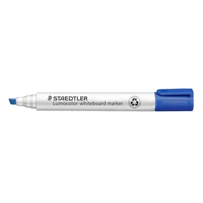 Imagen de STAEDTLER Lumocolor 351 B 3. Rotuladores para pizarra blanca de color azul. Caja con diez unidades.