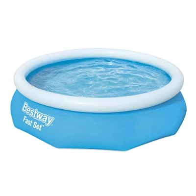 Imagen de Bestway Fast Set Piscina Redonda, Azul, Desmontable Autoportante, 305 x 76 cm