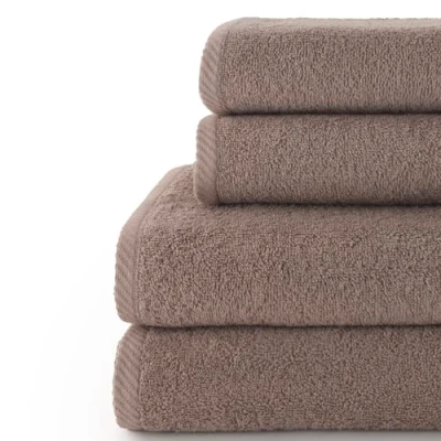 Imagen de Top Towel Plus toallas de baño grandes 2 mano o lavabo + ducha Algodon 100% Vison