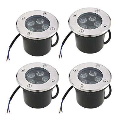 Imagen de MIKOTR Foco Incrustado Suelo Exterior 12V 5W Focos Led Empotrables IP67 A Prueba de Agua Luces para Jardines, Caminos, Terrazas(Blanco Frio 6000K)