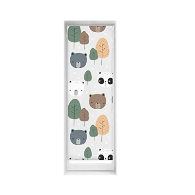 Imagen de Blindecor Easy estores opacos sin taladrar Estampados Estor Blackout Estampado Digital, Bear, 50 x 150 cm (Ancho por Alto). Tamaño de la Tela 47 145 cm. Persianas enrollables térmicas