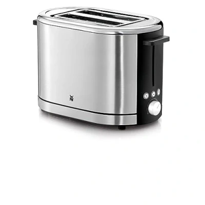 Imagen de WMF Lono Tostadora, 900 W, 2 ranuras, 7 niveles de tueste, modo descongelar, luces led, acero inoxidable cromargan