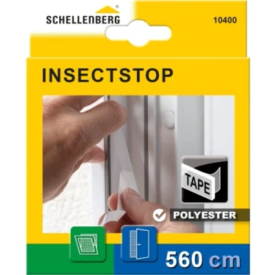 Imagen de Schellenberg 10400 Cinta de fijación para mosquitera poliéster, semitransparente, 5,6 m