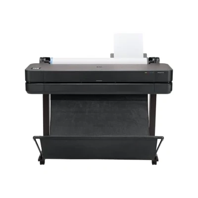 Imagen de HP DesignJet T630 de 91 cm (5HB11D), Impresora Gran Formato, Plotter, Estándar A4 A0, 76 Impresiones A1/h, Wi Fi, Ethernet, USB, 2400x1200 dpi, Metal Reciclado, Garantía 1 Año, Click, Negro