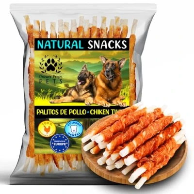 Imagen de Drawer Props Pets, Chuches para Perros, Snacks Naturales Premios Perro, Golosinas Huesos 530 g