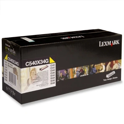 Imagen de C546dtn Lexmark C540X34G revelador amarillo (original)