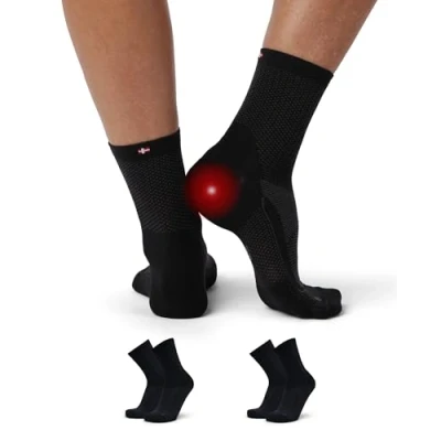 Imagen de Danish Endurance 2 PACK Calcetines de deporte, Talla: 39 42, Black grey
