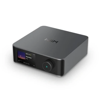 Imagen de WiiM Ultra Music Streamer, Preamplificador Digital, Pantalla táctil 3,5&quot;, Compatible con Google Cast, Alexa, Reproduce Spotify, Amazon Music, Tidal, HDMI ARC, Entrada Phono, Salida Auriculares, Gris