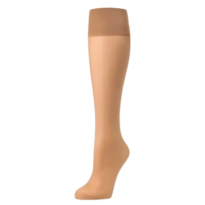 Imagen de Falke Seidenglatt 15 Denier Transparent Silky Calcetines hasta la rodilla, Mujer, Talla: 35 38, Powder
