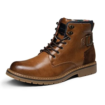 Imagen de Bruno Marc Botas de Combate Militar para Hombres Botines Moto Tactical Hombre MARRÓN SBBO2215M E Talla 42 (EUR)