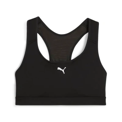 Imagen de Puma 4KEEPS RUN BRA Sujetadores deportivos con sujeción alta, Mujer, Talla: XS, Black