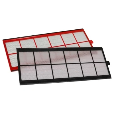 Imagen de vhbw Set filtros Compatible con Zehnder ComfoAir 350, 550 Unidad ventilación G4 / F7 2 uds., 50 x 17 1 cm, Blanco/Rojo/Negro