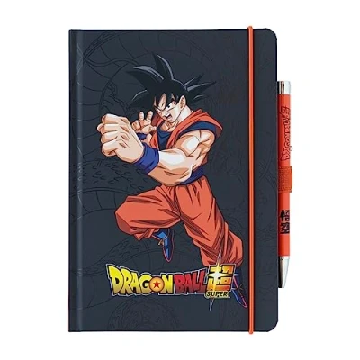 Imagen de Grupo Erik Cuaderno Dragon Ball Super Goku con boligrafo proyector A5 Premium punteado/Libreta hojas blancas notas Bloc de