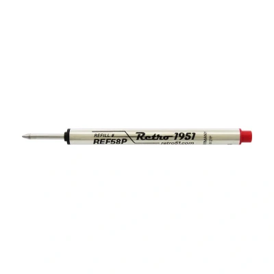 Imagen de Recambio para rollerball corto Retro 51 sin tapa Red (3)