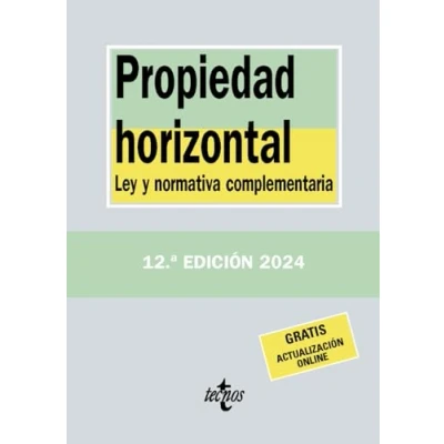 Imagen de Propiedad horizontal: Ley y normativa complementaria (Derecho Biblioteca de Textos Legales)