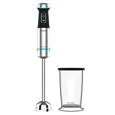 Imagen de Batidora de mano Cecotec Power TitanBlack 1200 XL, W, 800 ml, Cuchillas 4 hojas, Inox