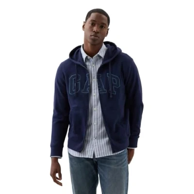 Imagen de GAP Sudadera con cremallera, Hombre, Talla: Small, Tapestry navy