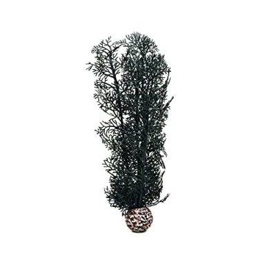 Imagen de biOrb 46097 Horn coral M negro elegante de plástico aspecto natural decoración acuario fácil limpiar adecuado para agua dulce y marina