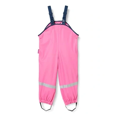 Imagen de Playshoes Pantalones de Barro, Monos lluvia para Unisex niños, Rojo (Pink), 74