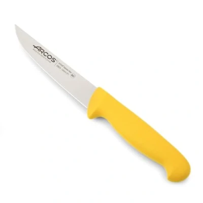 Imagen de Arcos Serie 2900 Cuchillo Cocina Hoja de Acero Inoxidable Nitrum 130 mm Mango inyectado en Polipropileno Color Amarillo