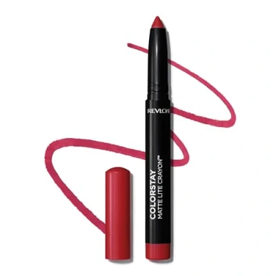 Imagen de Revlon ColorStay Matte Lite Crayon Pintalabios acabado mate de color itenso a prueba manchas Gama Rojos y Corales Tono 010 Air Kiss