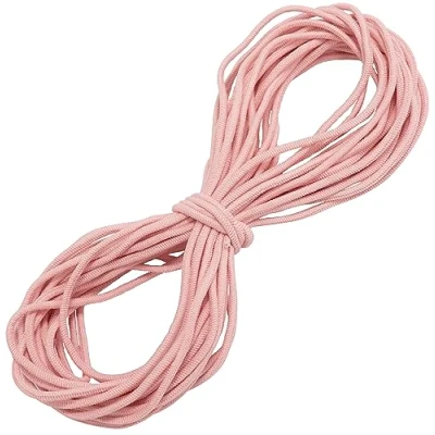 Imagen de AERZETIX C67276 Elástico decorativo redondo 10 metros diámetro 2mm color rosa ceniza
