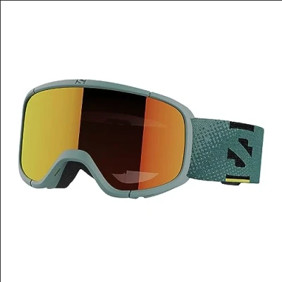 Imagen de Salomon Lumi Gafas de Esquí Snowboard Niños, Máscara para Deportes invierno, Lente Multicapas, Duradera y Adaptable, Azul/Rojo, Talla Unica
