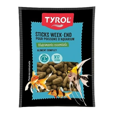 Imagen de Tirol Sticks Week End Pez Acuario Comida para Peces de Alimento Completo Rico en Nutrientes Esenciales, Vitaminas y Oligoelementos 20 g 17
