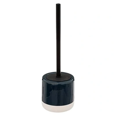 Imagen de 5 Five simply smart Escobillero con Soporte de cerámica, Color Azul petróleo, cm